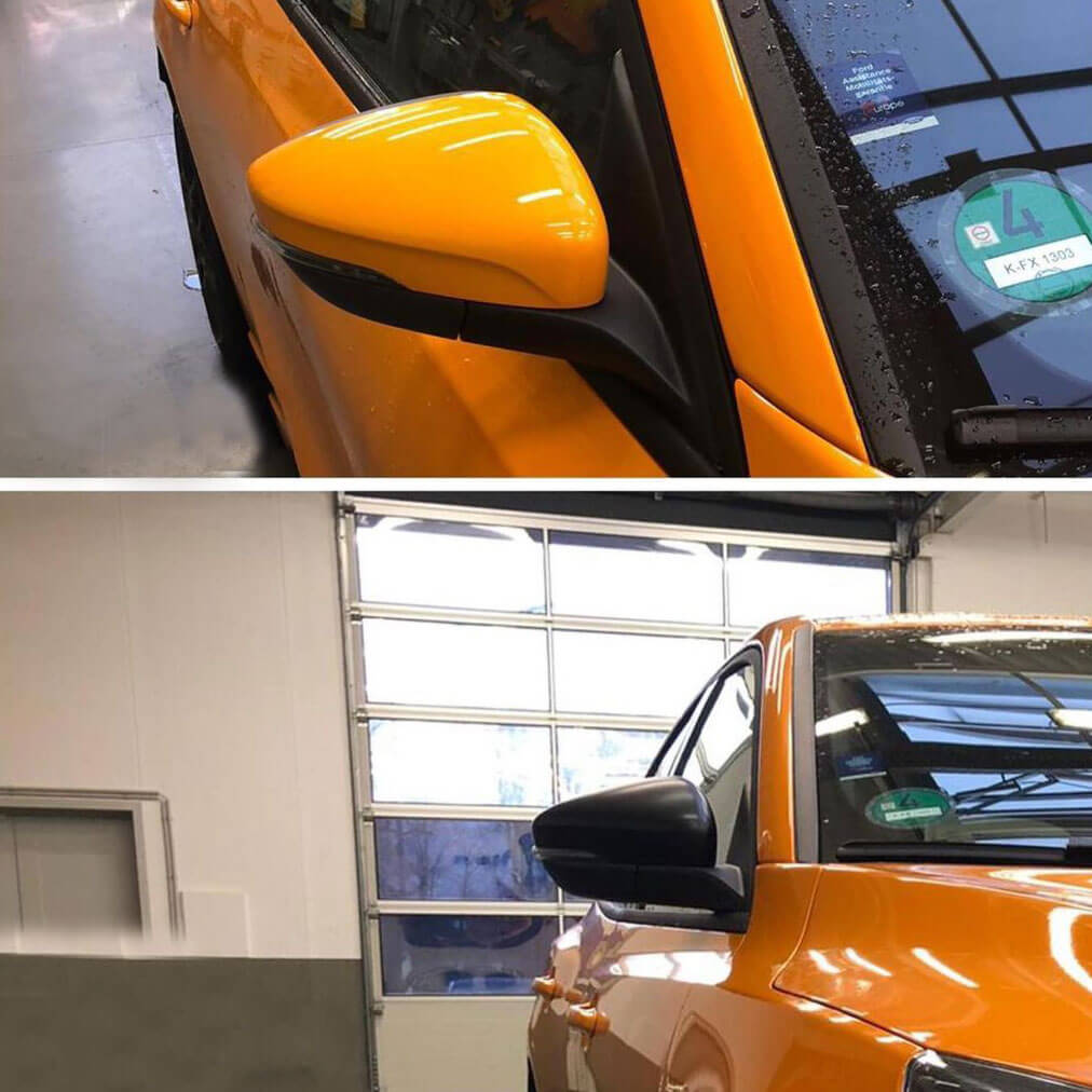 MC Car Fit GmbH - Teilfolierung an Außenspiegel an einem Ford Fiesta ST